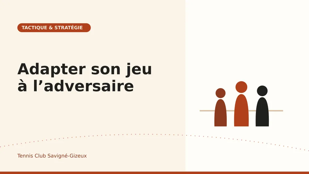 Un joueur observe attentivement son adversaire pendant l’échauffement