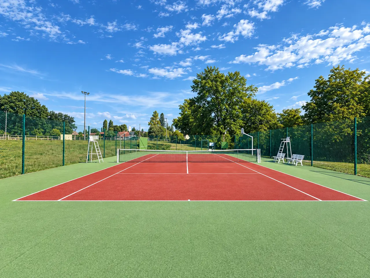 Le court extérieur de Gizeux